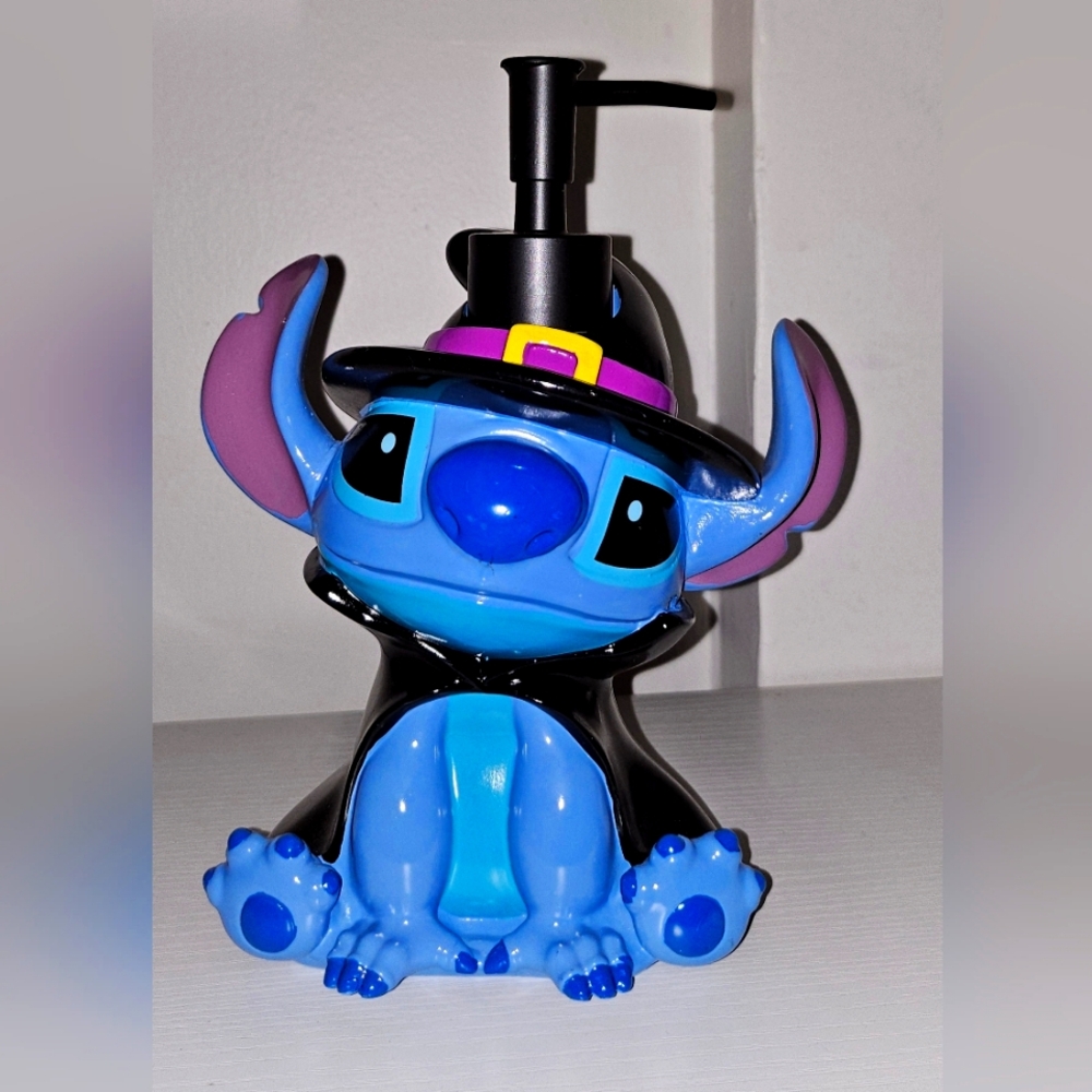 Stitch with Witch Hat Soap Dispenser